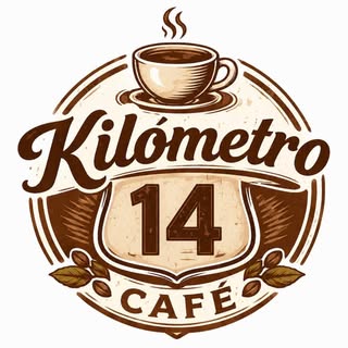 Mesa de café com cappuccino, bolo caseiro e sumo de laranja num ambiente acolhedor